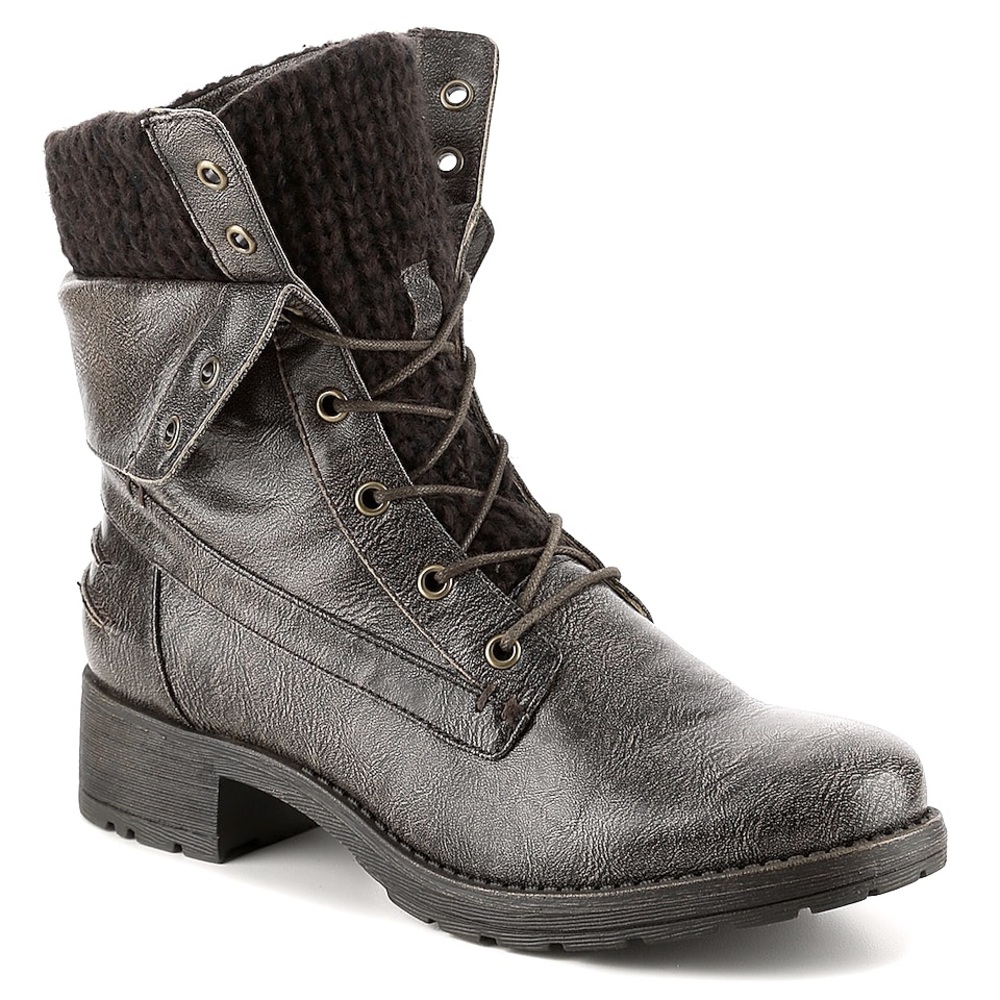🖤Winter Ready! Nirvana Combat Boot by Crown Vintage